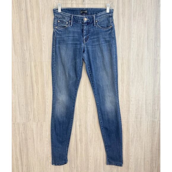 Mother Jeans Womens 27 The Looker Medium Kitty Stretch Skinny Low Rise Y2K - Picture 1 of 16